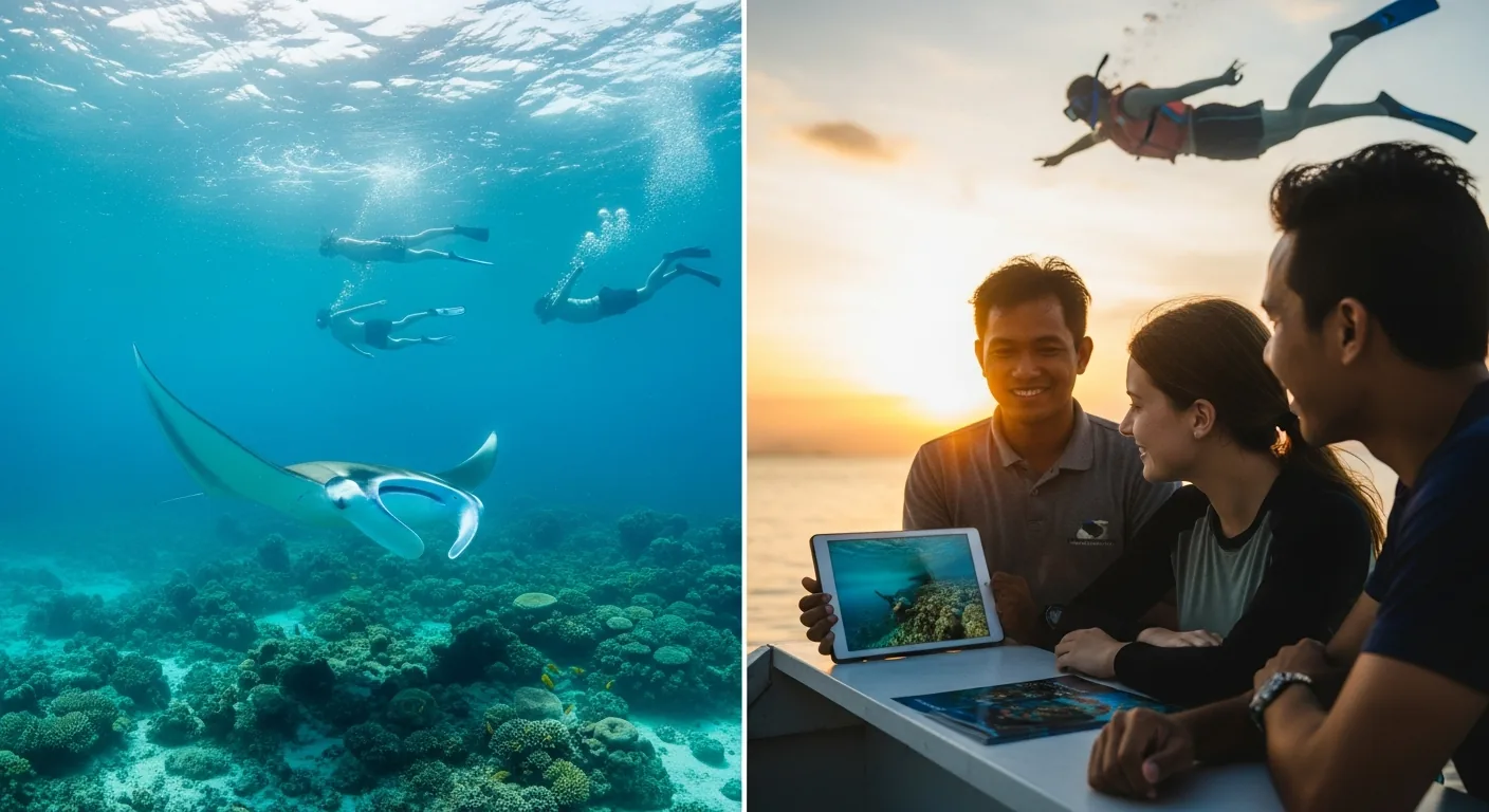 Manta Point Snorkel Karang Makassar — Manta Encounter